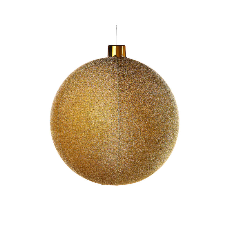 PVC Bauble, 66.04cm H x 66.04cm W x 66.04cm D, Gold