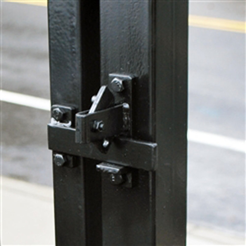 Black Iron Universal Gate Door Flip Latch