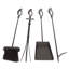 Ensemble d’outils de cheminée en acier 5 pièces Amatury