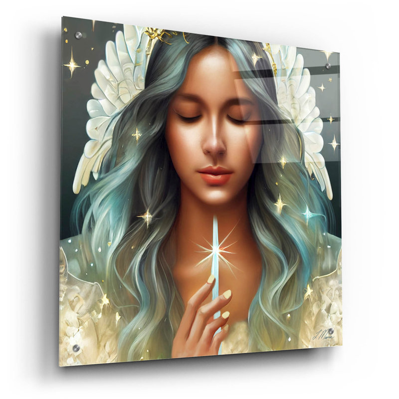 «W souhait On A Star» par Tanya Mavric, H 24 po x l 24 po x P 0,2 po