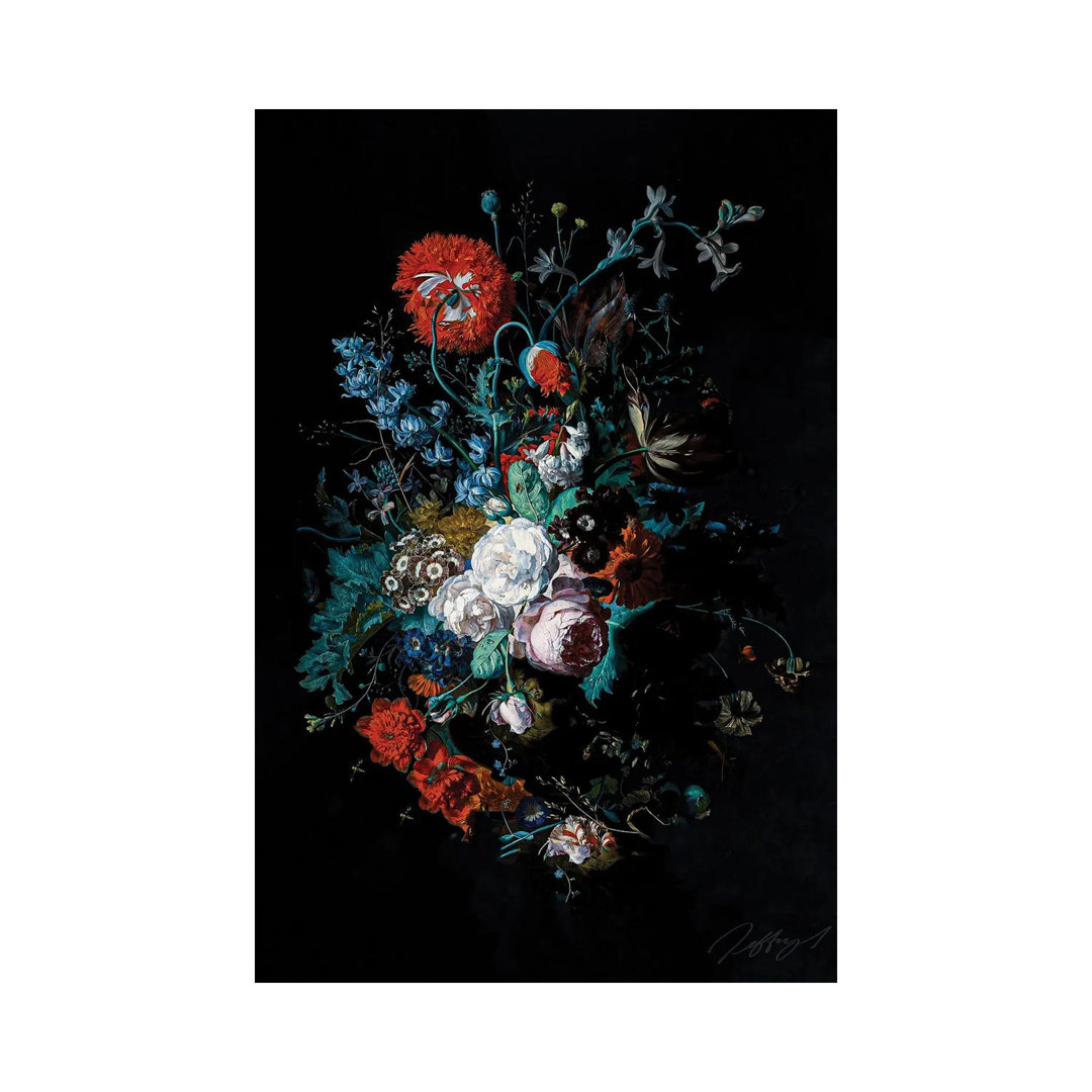 Moody Flower von Bona Fidesa - No Frame Gallery-Wrapped Canvas Giclée on Canvas