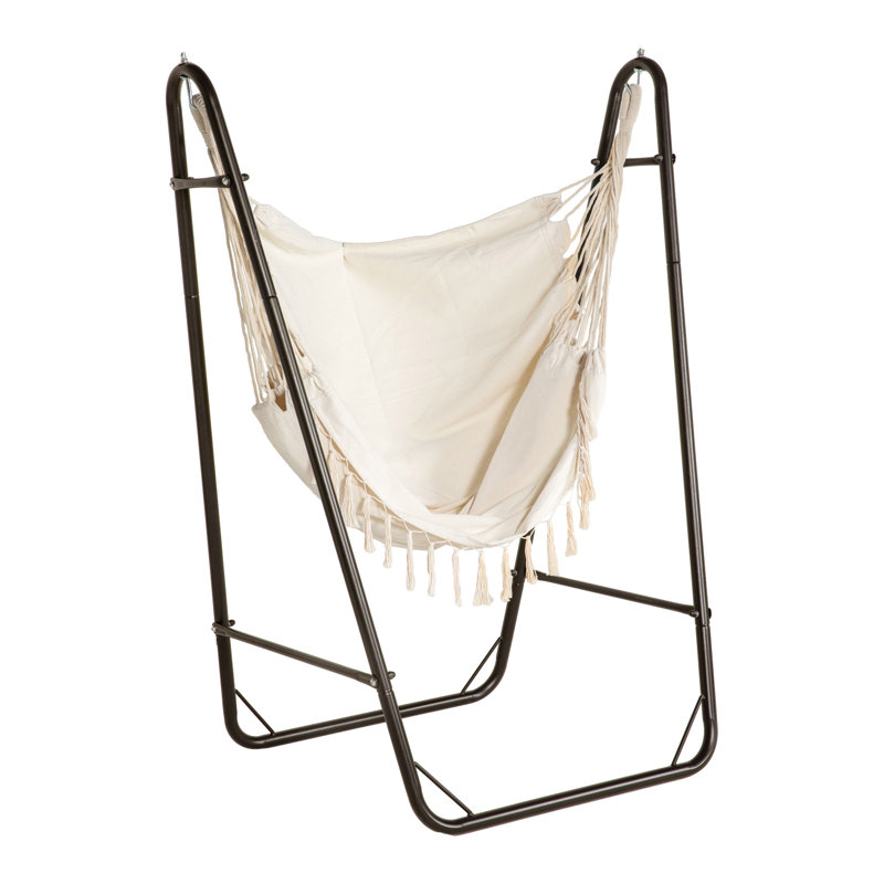 Chaise de hamac avec support en U Outsunny