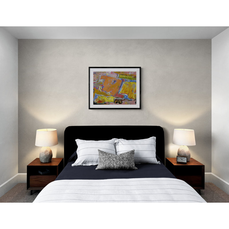 On The Prairie Print by William Oconnor, Black Framed Paper, 25.25" H x 31.25" W