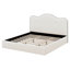 Lit plateforme tapissier, base de lit en velours Cloud-1583696353