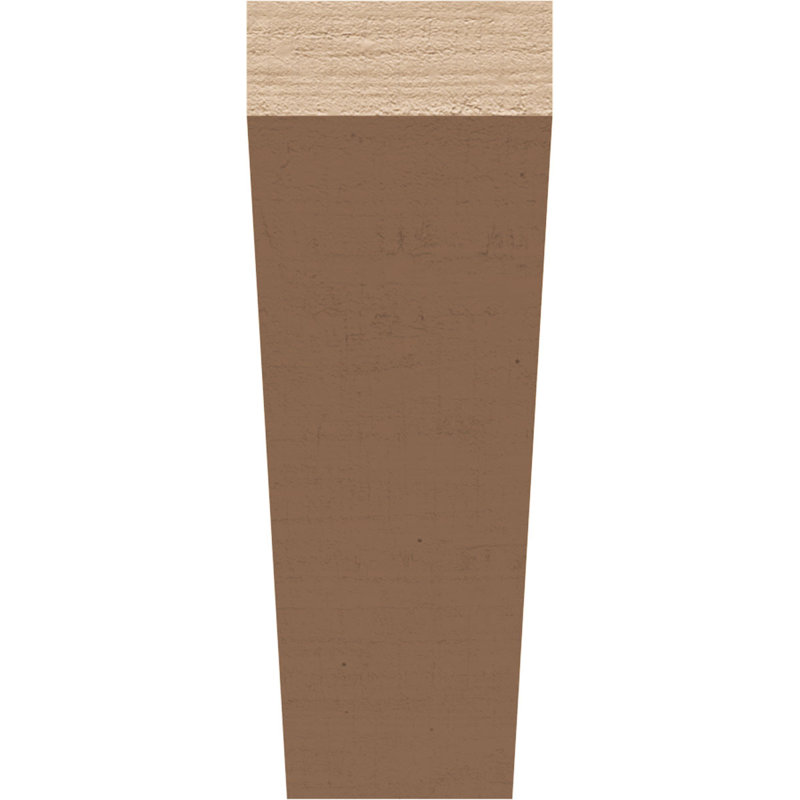 Queue de chevron Concord Woodgrain TimberThane, brun clair apprêté, H 6 po x l 16 po x P 2 po