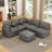 6 - Piece Upholstered Sectional-106803940