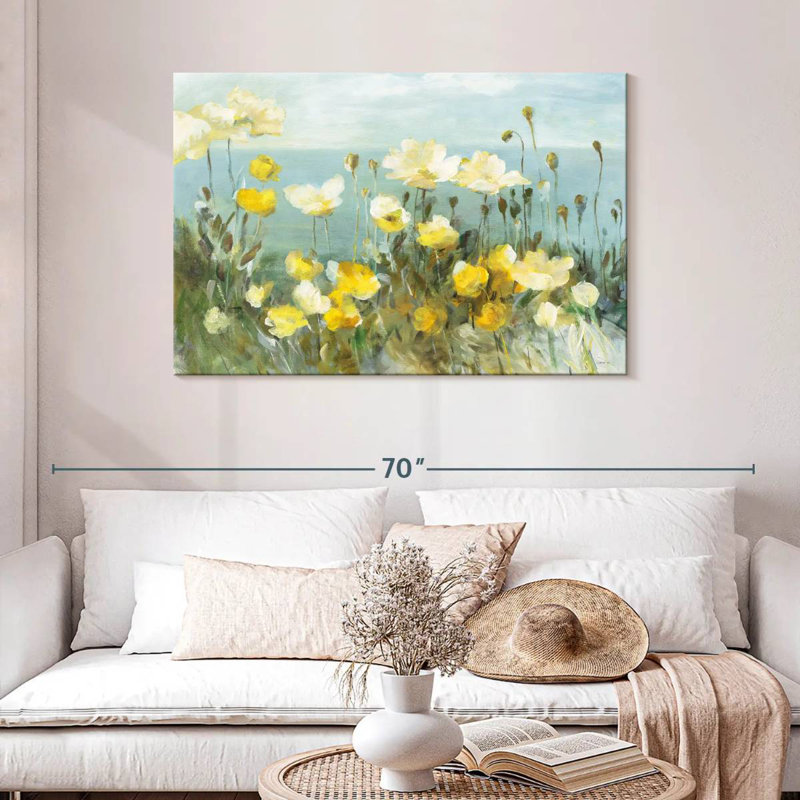 Champ de coquelicots Harnek, H 30 po x l 45 po