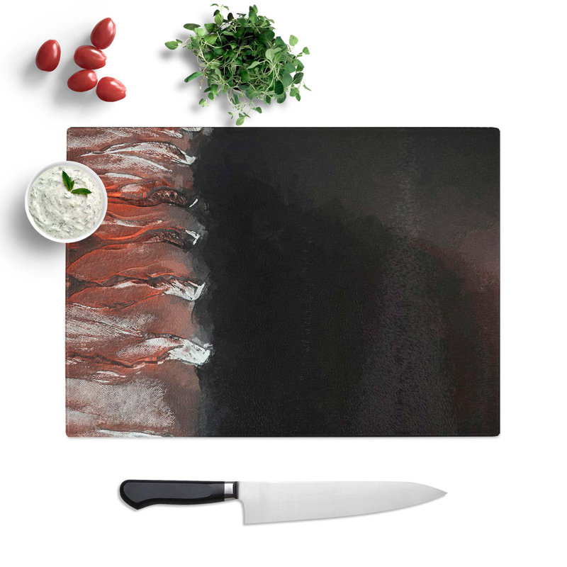 Tempered Glass out of Space Vol.22 Chopping Board, 28.5 cm W x 20 cm L