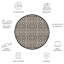 Arneshia Geometric Black/Beige Indoor/Outdoor Area Rug-33349687