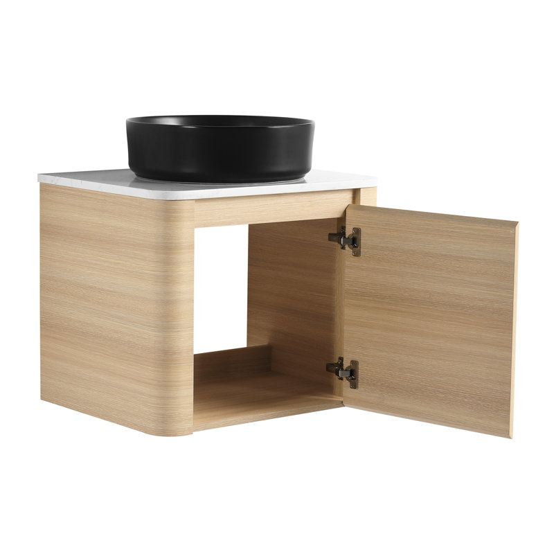 Wall Mounted Single Double With Stone Top