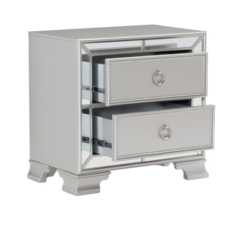 Table de chevet 2 tiroirs Blandford