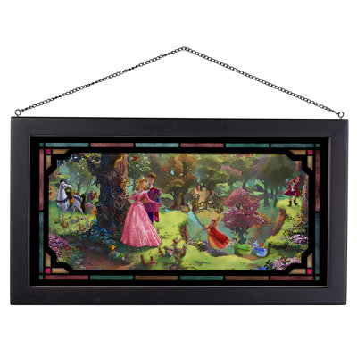 " Disneys Sleeping Beauty " by Thomas Kinkade Painting Print