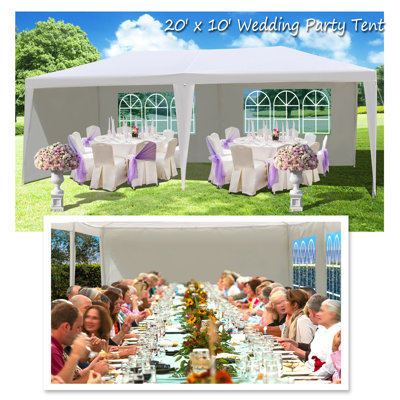 240 Ft. W x 120 Ft. D Steel Party Tent