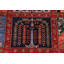 Tapis oriental rouge en laine 8 pi x 9 pi 4 po Silke