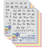 Pacon Corporation Coloured Paper Chart Tablet, Cursive Cover, 5 Assorted Colours, 1" Ruled, 24" X 32", 25 Sheets, Pack Of 2