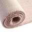Tapis uni / rayé de couleur anglaise rose / ivoire Fladena-2046844027