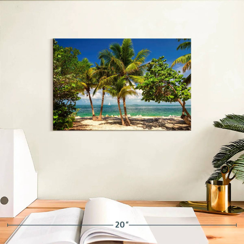 Plage relaxante de Key West, H 8 po x l 12 po