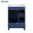 Taynia 24'' Single Bathroom Vanity with Ceramic Top-557993536