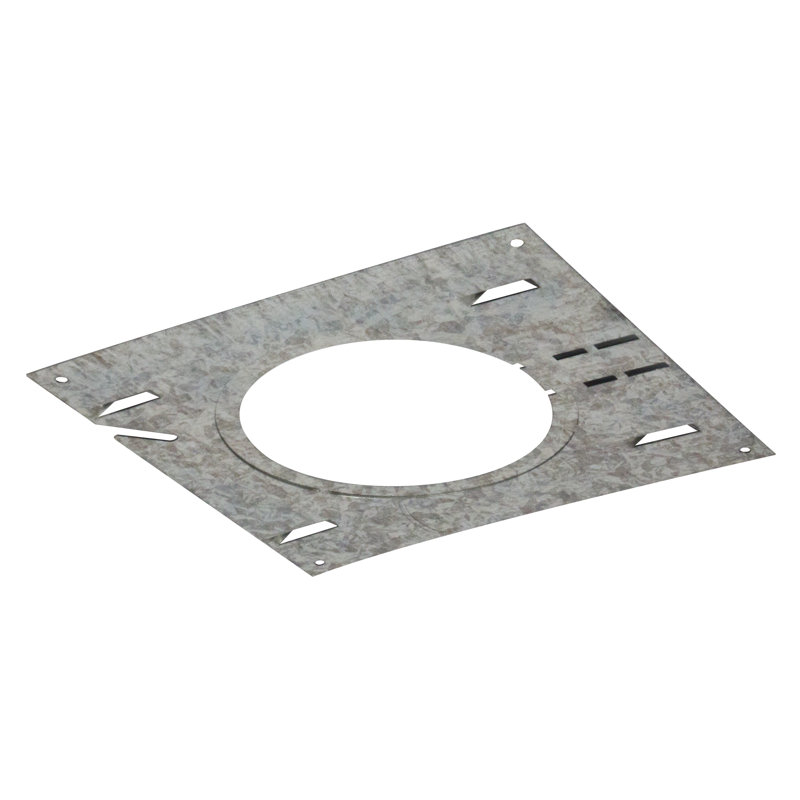 Bazz 7" Round Plaster Frame Ceiling Fixture Accessory