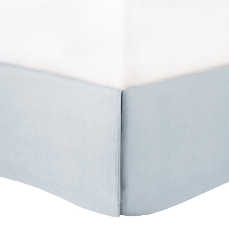 Grand édredon 100% coton blanc avec coquillage bleu matelassé, comprend 1 jupe de lit et 2 taies décoratives, rembourrage, blanc doux, surdimensionné pour le confort, édredon, taies décoratives
