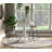 Classic White 30" Round Bar Table with Space-Saving Pedestal Design-2089458313