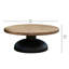 Table basse 100% pin récupéré D35,5 "