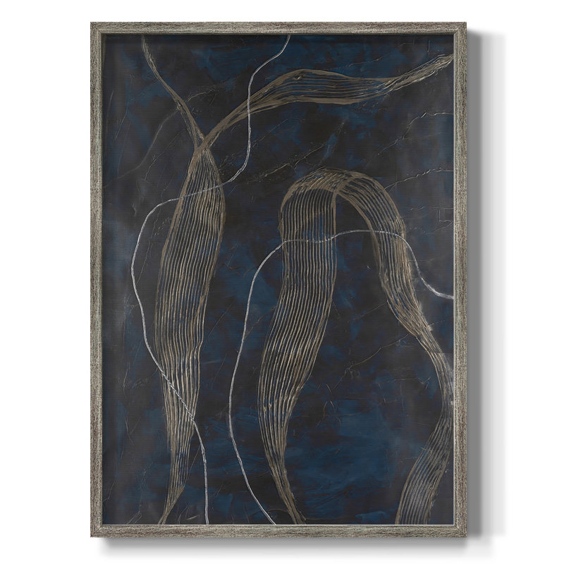 Laminar Flow I Framed Print - Solid Wood, 11" H x 9" W