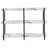 Accent Table, Console, Entryway, Narrow, Sofa, White Marble Look Laminate, Black Metal-63060660
