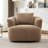 360° Swivel Chair, 38.2" Accent Chair Sofa, Upholstered Swivel Barrel Sofa Chair With A Throw Pillow For Living Room, Bedroom, Office And Hotel-1467416863
