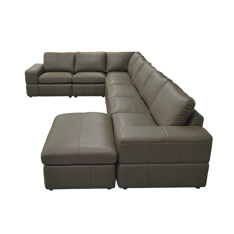 Canapé modulaire Boneless, Vert olive