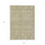 Tapis extérieur lavable floral taupe et beige 3 pi x 5 pi