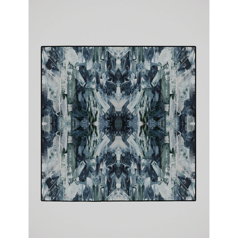 Esekiel Washable Indoor Rug, Square 3'