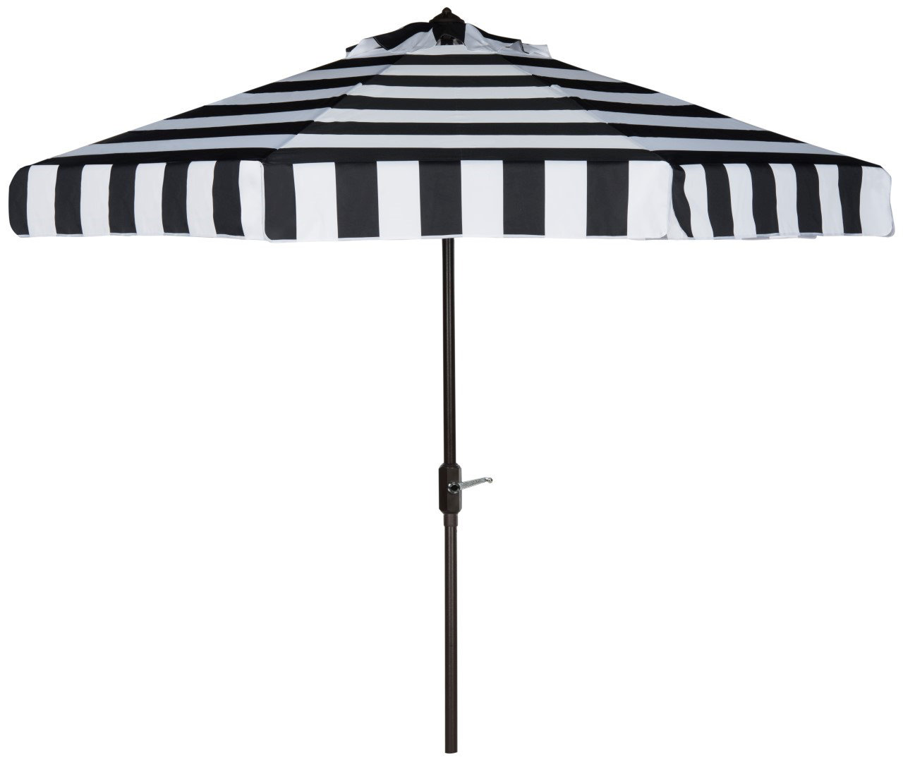 8.4' Market Umbrella, Black/White