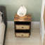 50cm W Manufactured Wood Bedside Table