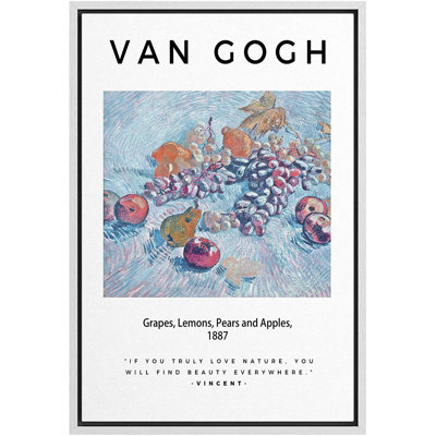 " Grapes, Lemons, Pears And Apples " by Vincent Van Gogh