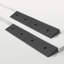 Ensemble de 2 rampes en caoutchouc pour rampe, rampe d'allée robuste pour seuil de 2 po-106480158