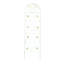 Paquet de 4 treillis de jardin 71 po x 19,7 po, métal antirouille, blanc crème, superbe pour plantes grimpantes comme les vignes, raisin, métal facile à assembler antirouille 71 po x 19,7 po, jardins extérieurs blancs-1301912242-1301912241