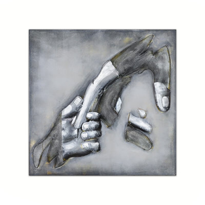 Fleurance Hands 1 Piece Wall Art