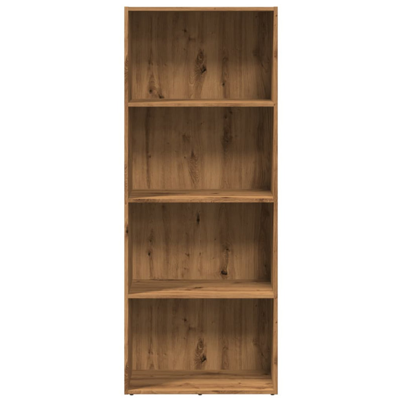 Analuisa Bookcase, (3 Shelves) 152cm H x 60cm W x 30cm D, Artisan Oak