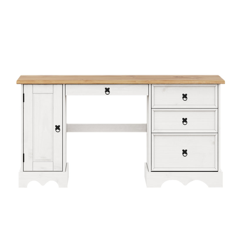 Solid Wood Computer Desk