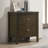 2-Drawer Nightstand Bedside Table Dark Cocoa
