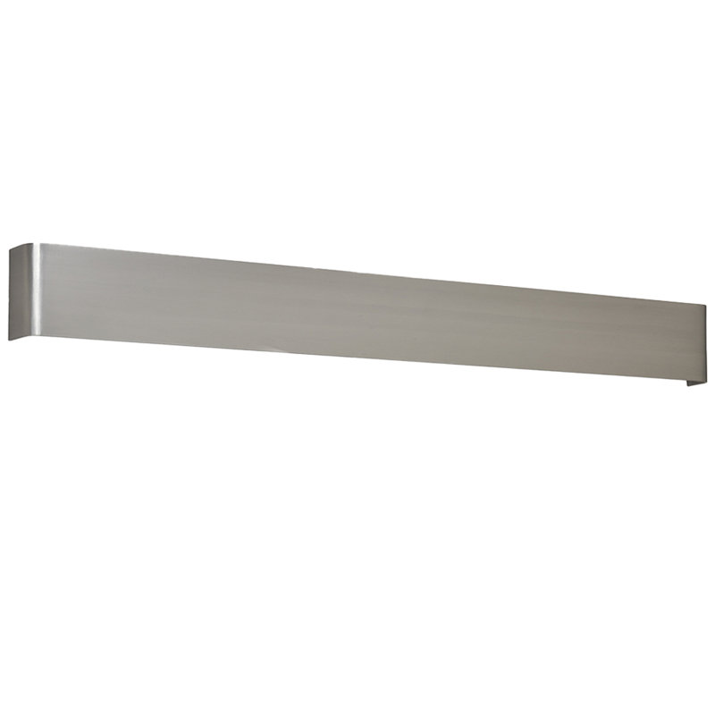 46" LED Bathroom Vanity Light, 5.91" H x 4.33" W x 47.24" D, Brush Nickel