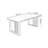 Black Rectangular Solid Wood desks-107978710