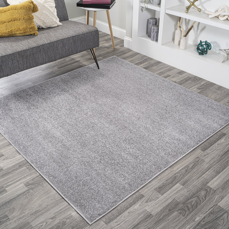 Tapis gris Asal Haze, Carré 5 pi 3 po