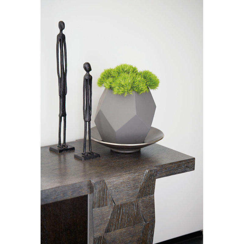 Linea Floor Shelf End Table with Storage