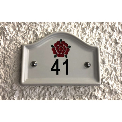 Walsham 16.5cm H Ceramic House Number