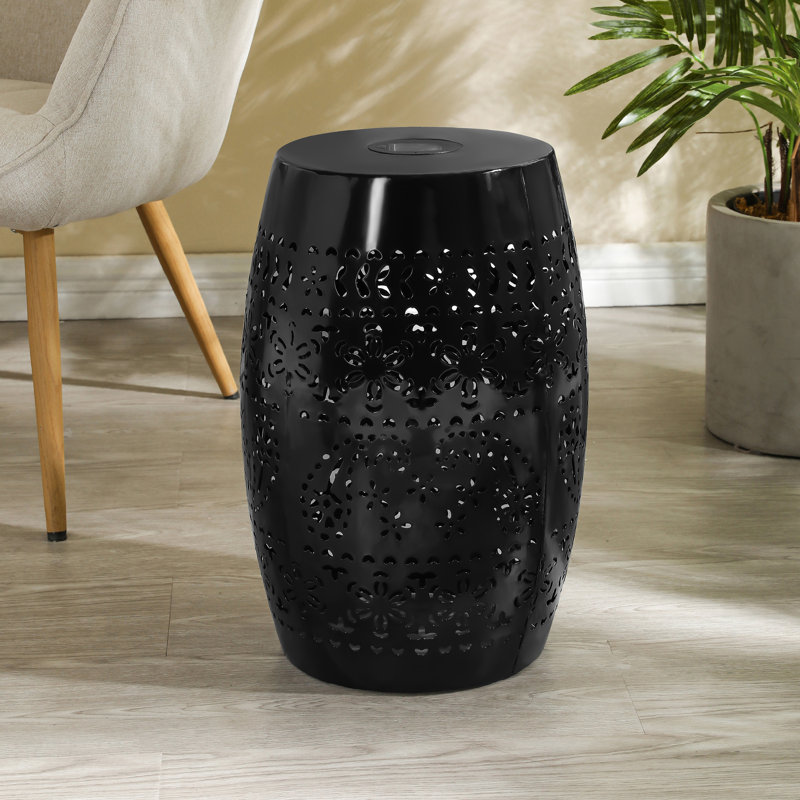 Table d'appoint SOLAR, couleur noire, Noir