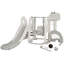 Costway Plastic Swing Set with 1 Slide(s)-60938696