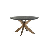 Blackbone Round Solid Oak Dining Table