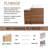  Aurrie 36" Freestanding Bathroom Vanity Set with Sintered Stone Top,Ceramic Basin-634261534-634261512